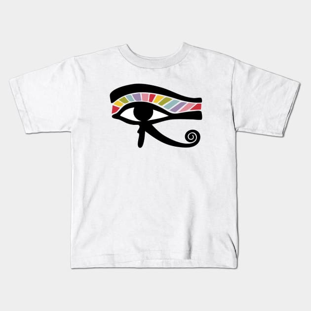 The Eye of Horus Kids T-Shirt by majoihart